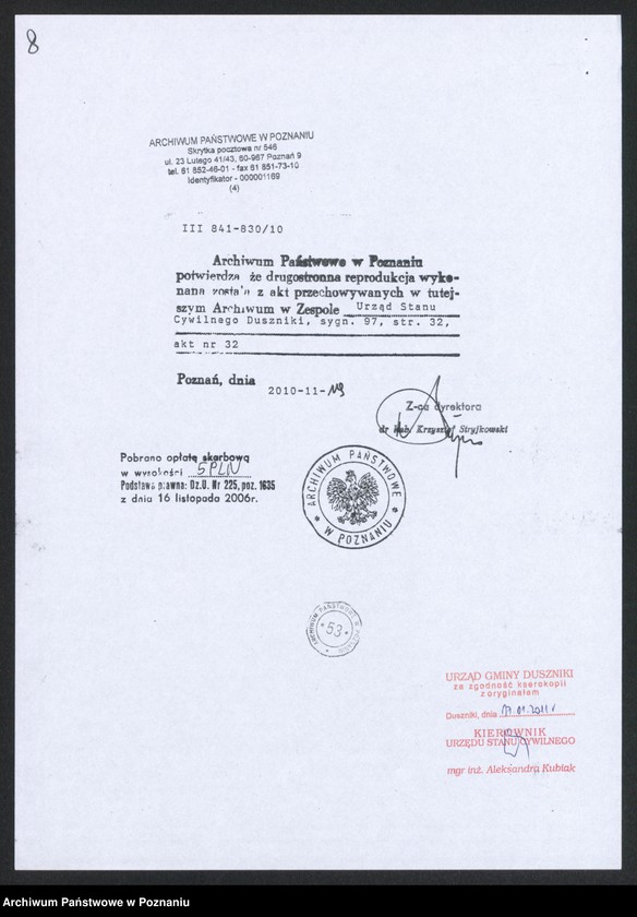 Obraz 10 z jednostki "Akta zbiorowe do księgi małżeństw z 1930 roku"