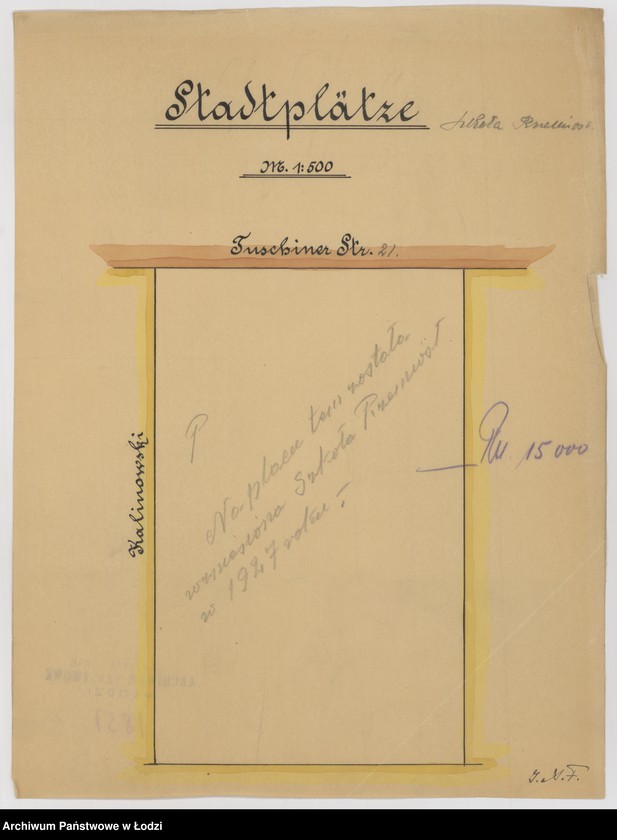 Obraz 1 z jednostki "Pabianice. Stadtplätze"