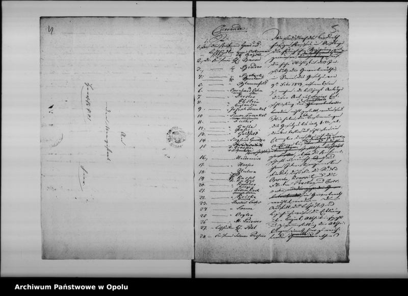 Obraz 7 z jednostki "Acta des Magistrats zu Oppeln betreffend die Errichtung des Gewerberaths am hiesigen Orte de anno 1850"