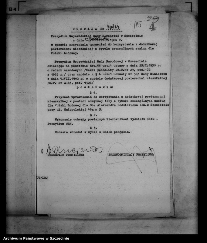 image.from.unit.number "Protokół posiedzenia Prezydium Wojewódzkiej Rady Narodowej nr 29, miesiąc październik"