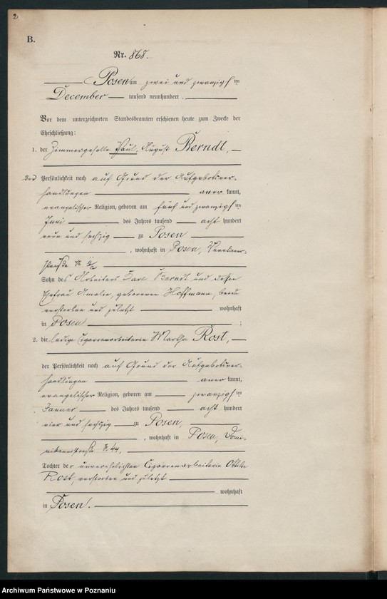 Obraz 5 z jednostki "Księga miejscowa małżeństw"