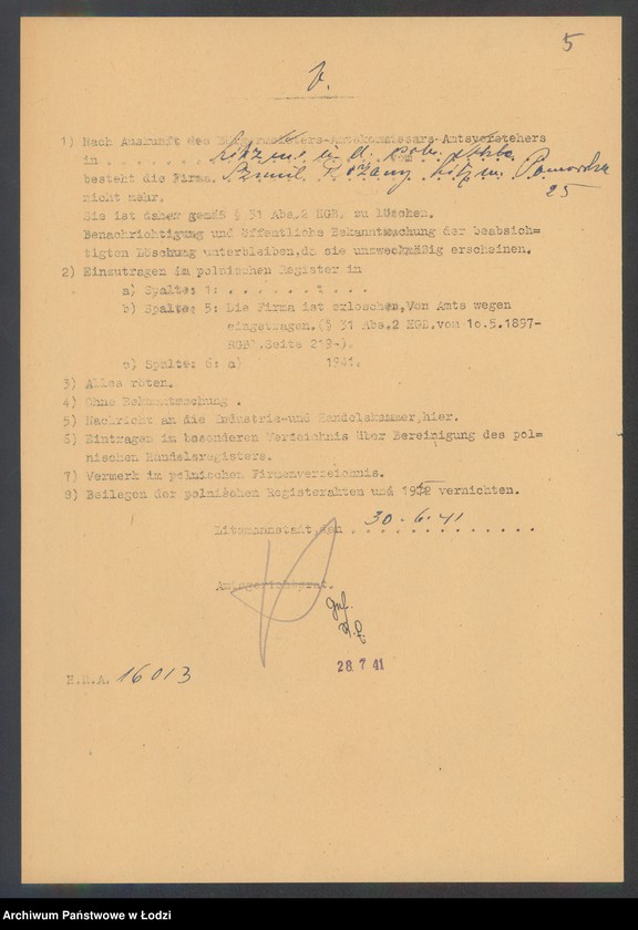 Obraz 7 z jednostki "Szmul Różany – sprzedaż pończoch"