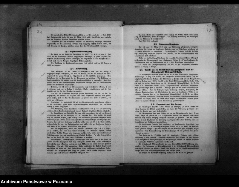 Obraz 20 z jednostki "Rozpoządzenia niemieckiego ministerstwa wojny dotyczące konfiskat kruszczów - druk, [język niemiecki.]"