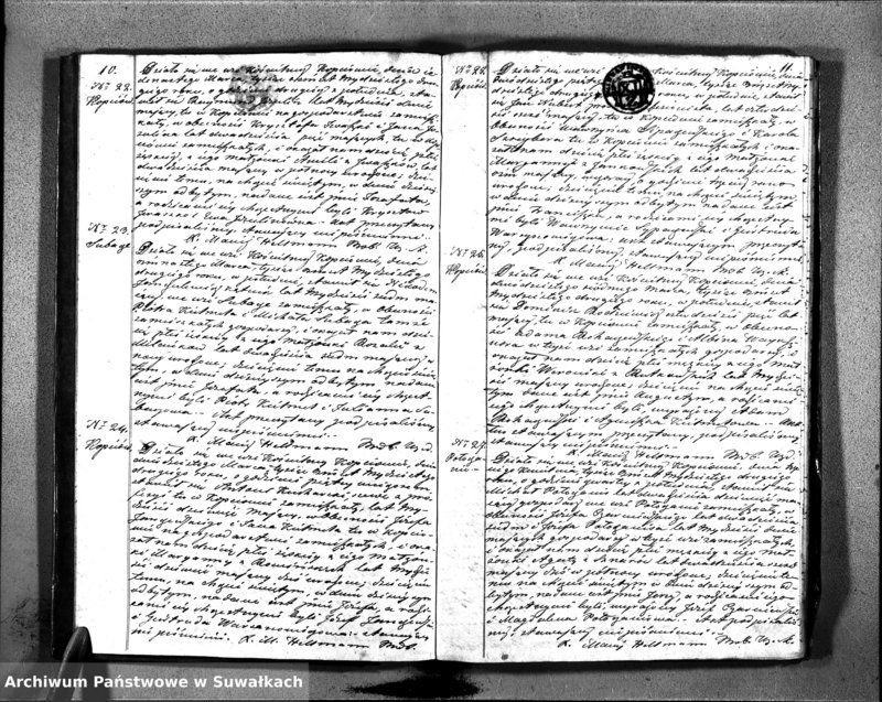image.from.unit.number "Duplikat Aktów Urodzonych, Zaślubionych i Zeszłych Parafii Kopciowskiey z 1832 Roku."