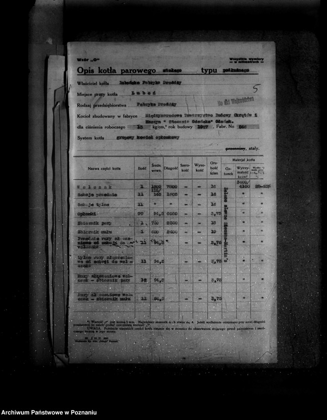 Obraz 9 z jednostki "Lubońska Fabryka Drożdży w Luboniu powiat poznański nr woj. 6021"