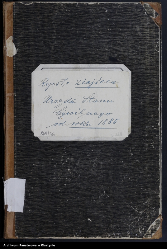 image.from.unit.number "Sterbe-Haupt-Register Nr 1 - 127"