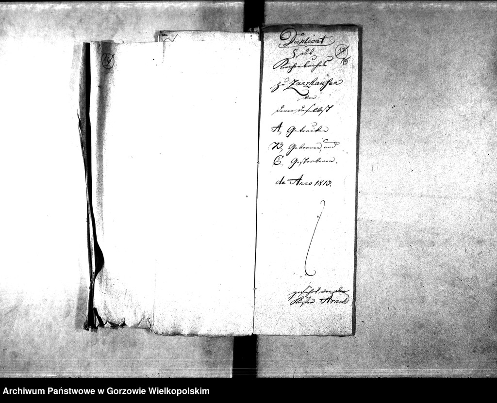 image.from.unit.number "Duplikate der Kirchenbücher von der Parochie Zanzhausen: Zanzhausen (Santoczno), Lotzen (Łośno), Rohrbruch (Rybakowo)"