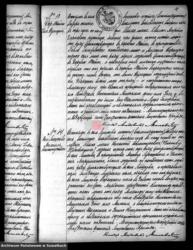 Obraz 10 z jednostki "Duplikat Rimsko- Katoličeskago Liškovskago Prichoda za 1882 god"
