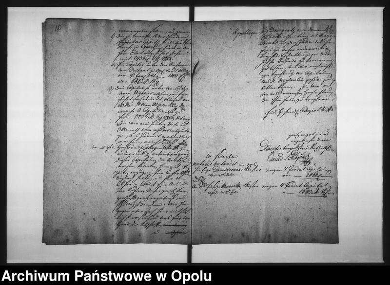 Obraz 12 z jednostki "Acta adhibenda zu denen Rathhäuslichen Actis von Stadt Schulden wegen dem von der Königl: p Cammer zu Breslau aus der Haupt-Armen-Hauss-Casse erhaltenen Darlehn von 5000 rthl. gegen 5 pro Cent Interesse wovon ein gleichmässiges Capital, so bisher zu 6 pro cent verinteressiret werden müssen abgestossen werden soll: Vid: Acta von Bezahlung der Stadt-Schulden: item: Acta wegen Befriedigung der Charlotte Jeltschin"