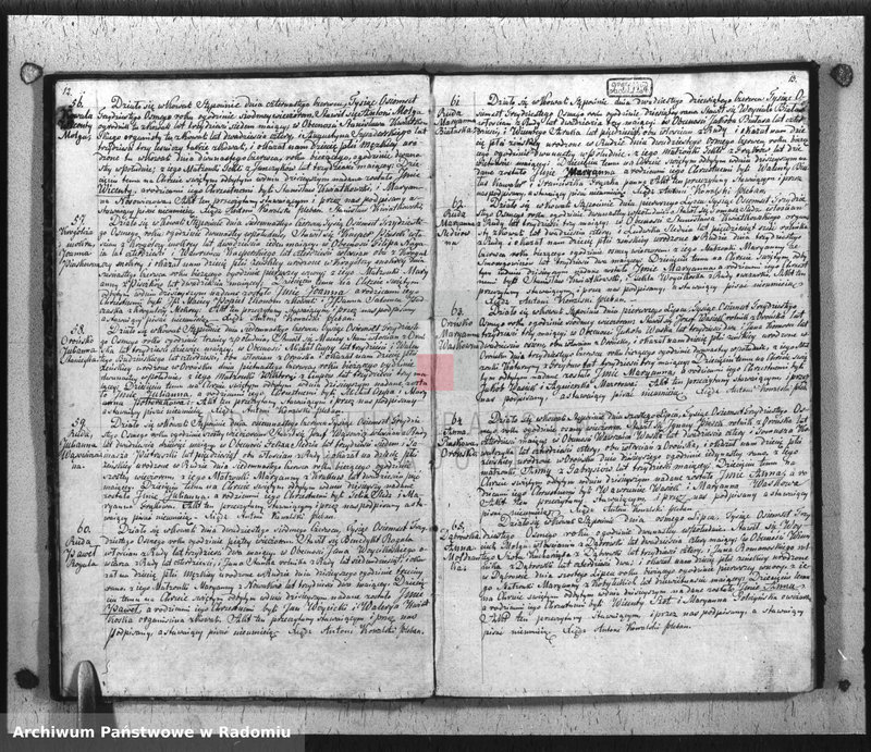 image.from.unit.number "Dupplikat Akt Religiyno- Cywilnych Urodzenia, Zaślubienia i Zeyścia parafii Kowali Stępociny Roku 1838"