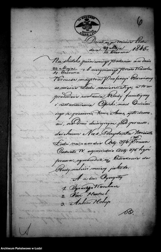 Obraz 10 z jednostki "Akta tyczące się ustanowienia rady familijnej i spisu inwentarza po zmarłej Annie z Kerfertów Krauze"