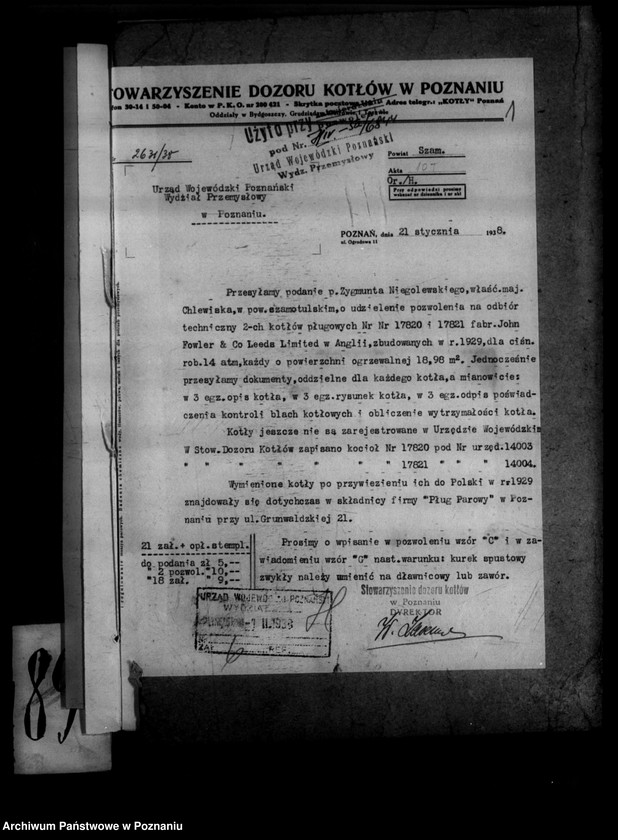 Obraz 6 z jednostki "Z. Niegolewski Chlewiska powiat szamotulski gospodarstwo rolne nr woj. kotła 6844"