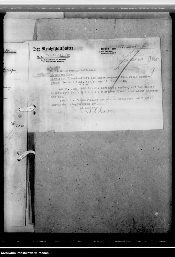 Obraz 13 z jednostki "Nazwiska 15 urzędników, ubiegających się o zatrudnienie w Kraju Warty"