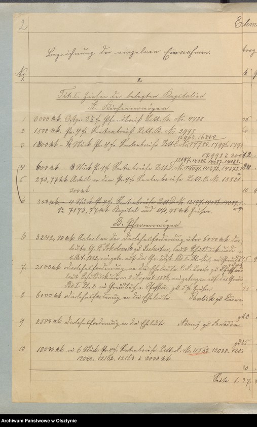 image.from.unit.number "Veranschlag der Kirchenkasse zu Seehesten"