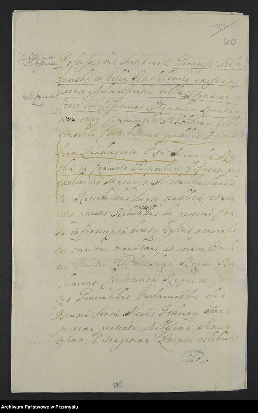 image.from.collection.number "Dokumenty pergaminowe wsi Siedliska koło Zamościa 1457-1662111"