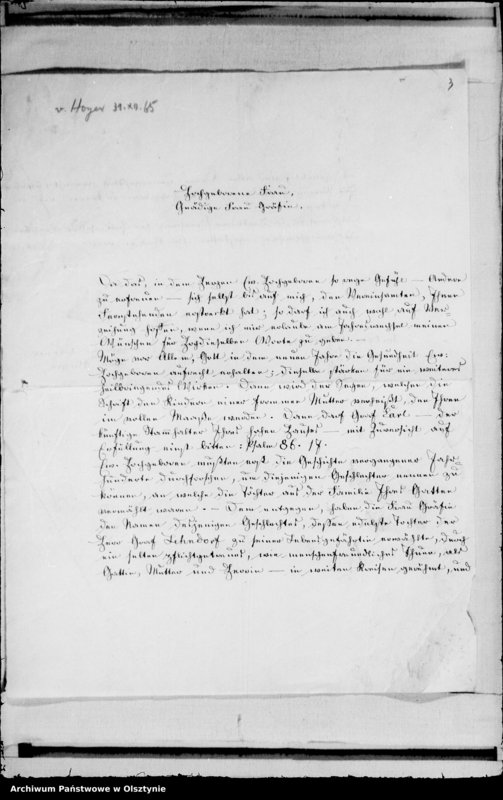 image.from.unit.number "/v. Grose, v. Hoyer, v. Kaskys, v. Maltzan, Frh. v. Mirbach- Sorquitten, v. Osten, Therese v. Pirch- Wobensin, Paul Erh. v. Röth- Eydtkuhnen an Anna Gfin Lehndorff geb. Hahn/"