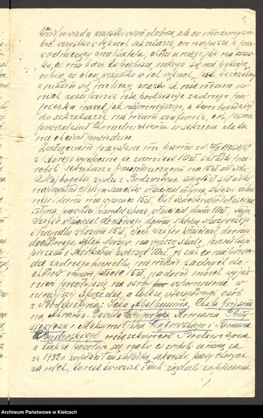 Obraz 11 z jednostki "[Odwołanie od wymiaru składki na rzecz gminy wyznaniowej żydowskiej w Bodzentynie]"