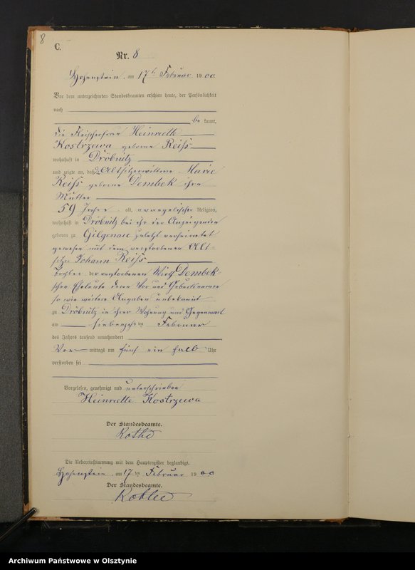 image.from.unit.number "Sterbe-Neben-Register Nr 1 - 58"