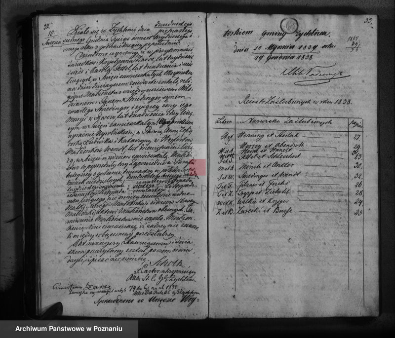 Obraz 19 z jednostki "Księga małżeństw"