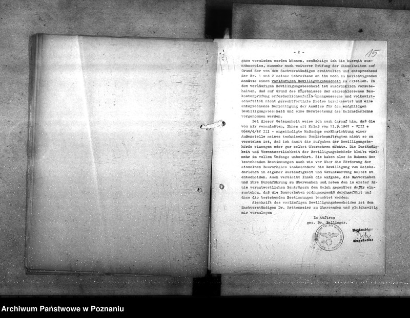 Obraz 14 z jednostki "Zarządzenia - Wohnungsnot. Neubauverbot. Landarbeiterwohnungsbau. Gemeinnützigeswesen"