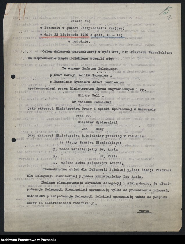 Obraz 9 z jednostki "[Rokowania polsko-niemieckie w sprawach ubezpieczeń społecznych]"