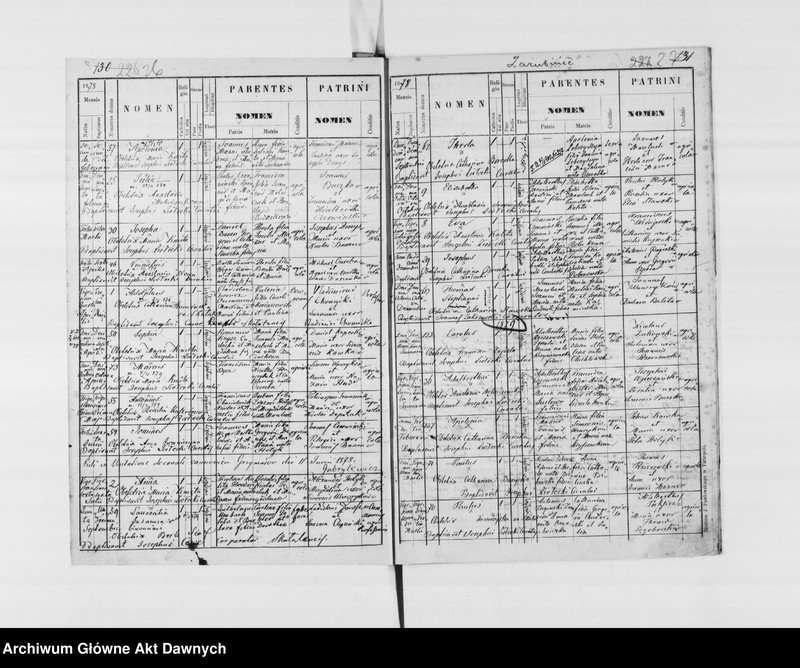 image.from.unit.number "Parafia: Ostapie (Grzymałów)*. Dekanat: Skałat. Księga metrykalna urodzeń tylko dla wsi Zarubińce. Tom I."