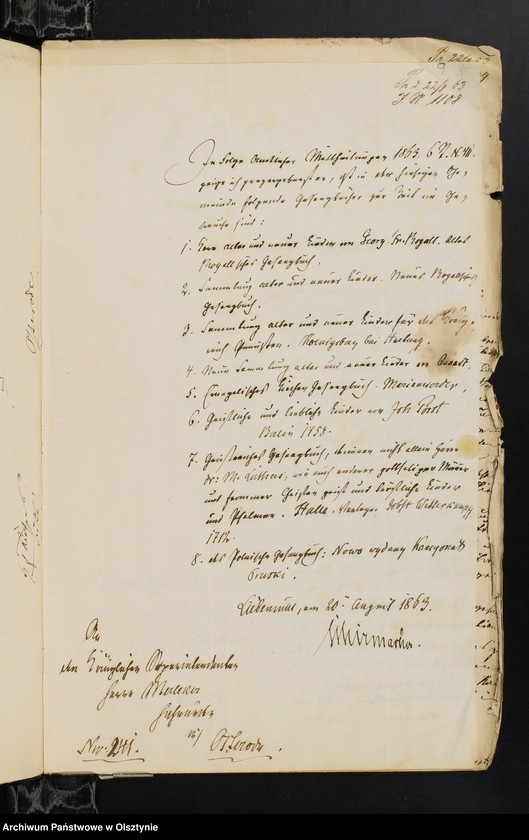 image.from.unit.number "Deutsche und polnische Gesangbücher in der Diözese Osterode"