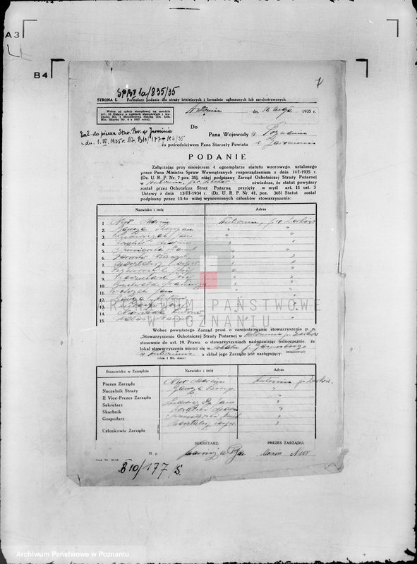 image.from.unit.number "Stowarzyszenie ochotniczej straży pożarnej powiat jarociński litery od A-J"