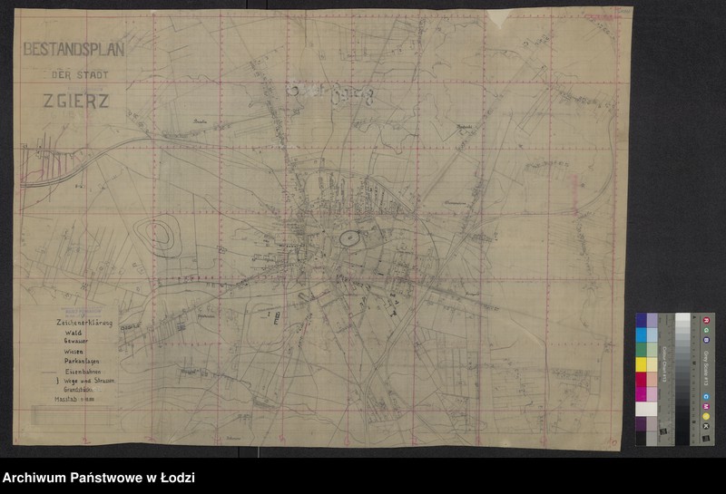 Obraz 1 z jednostki "Bestandsplan der Stadt Zgierz"