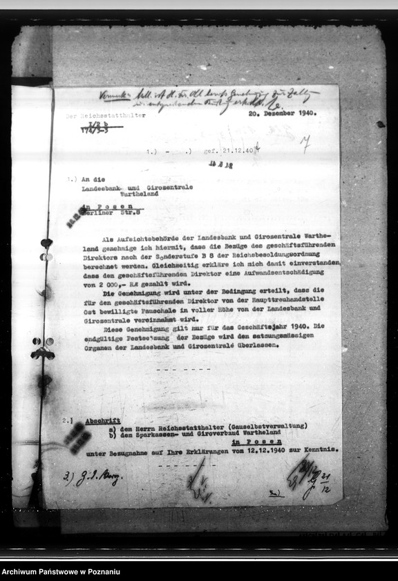 Obraz 11 z jednostki "Landesbank und Girozentrale Wartheland"