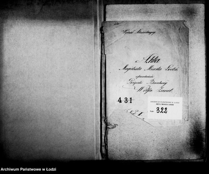 Obraz 5 z jednostki "Akta w przedmiocie pożyczki bankowej Wolfa Zanda"