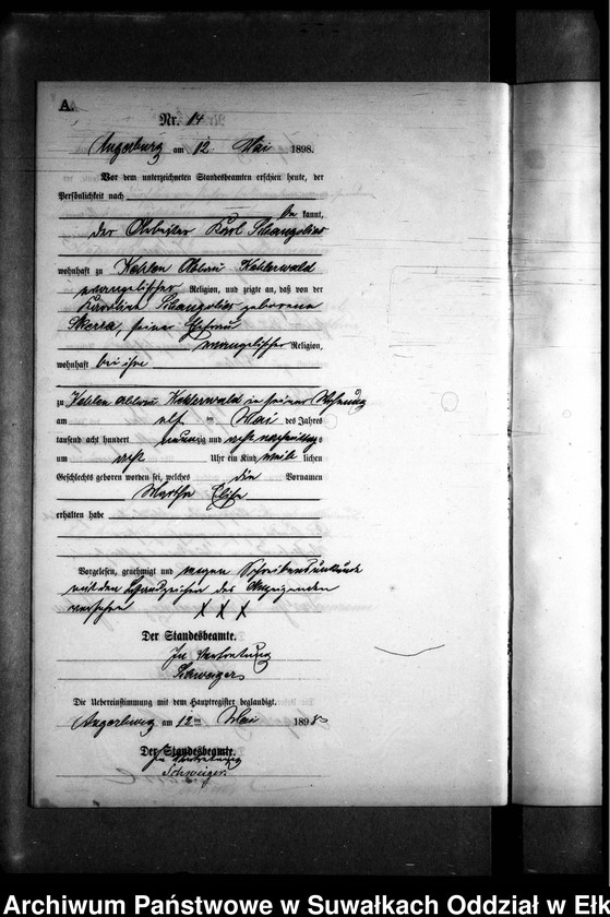 image.from.unit.number "Geburts-Neben-Register des Preussischen Standes-Amtes Kehlen Kreis Angerburg"