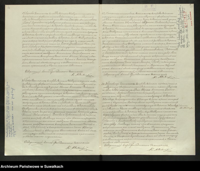 image.from.unit.number "[Księga akt urodzeń, małżeństw i zgonów parafii rzymskokatolickiej w Sejnach z 1915 roku]"