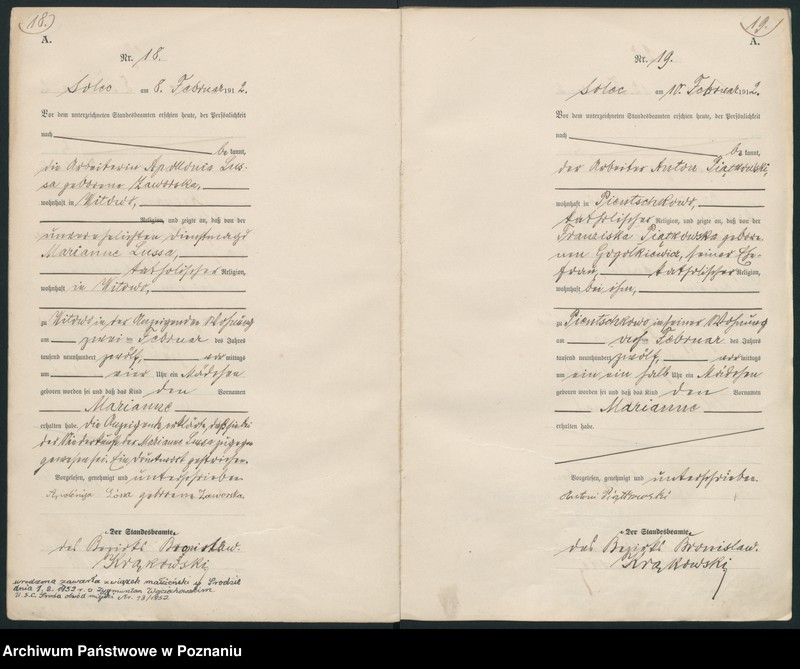 Obraz 12 z jednostki "Geburts-Haupt-Register"