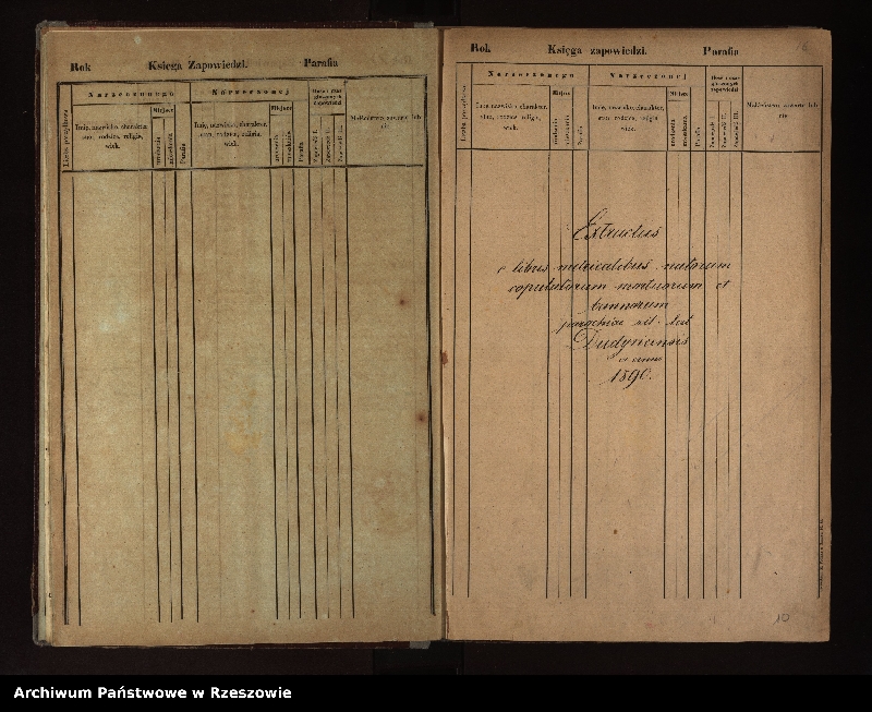 Obraz 13 z jednostki "Księga urodzeń, małżeństw i zgonów dla miejscowości Dudyńce, Jędruszkowce, Markowce, Pisarowce, Pobiedno"