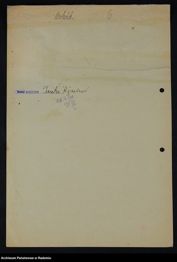 image.from.unit.number "[Wnioski o wydanie dowodów osobistych oraz nie odebrane dowody Ajzenman Złata - Akierman Gerszon]"