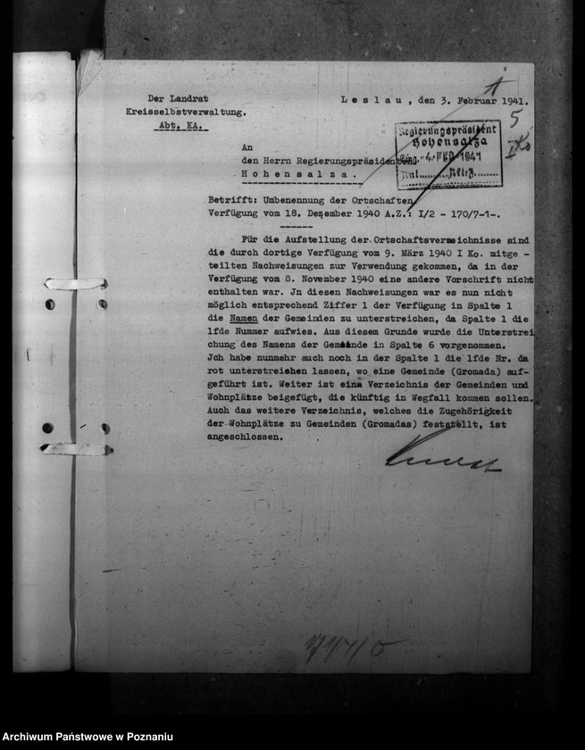 Obraz 9 z jednostki "Ortsnamenänderung Kreis Leslau - Włocławek"