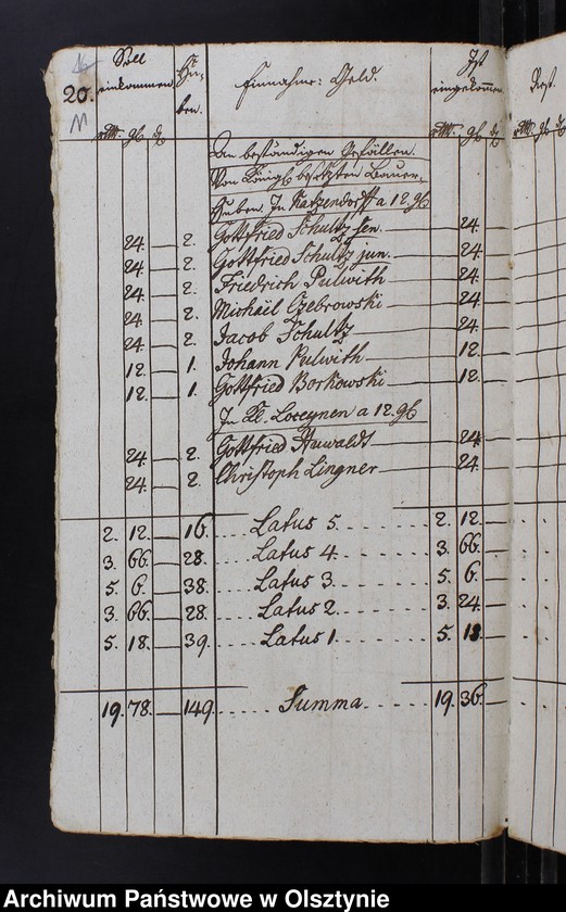 image.from.unit.number "Jahr Kirchen Rechnung aller Einnahme und Ausgabe, wie auch Bau-Rechnung"