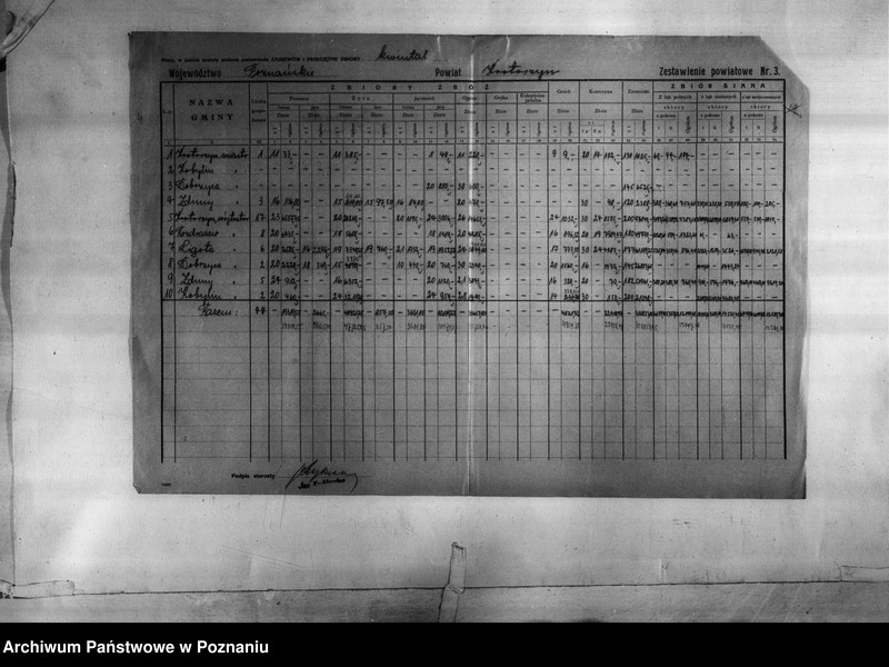 Obraz 7 z jednostki "/Statystyka produkcji rolnej - zestawienie powiatowe - Krotoszyn/"