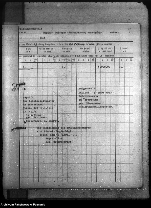 Obraz 14 z jednostki "Instandsetzung und Herrichtung der Gebäde für Lehranstalten"