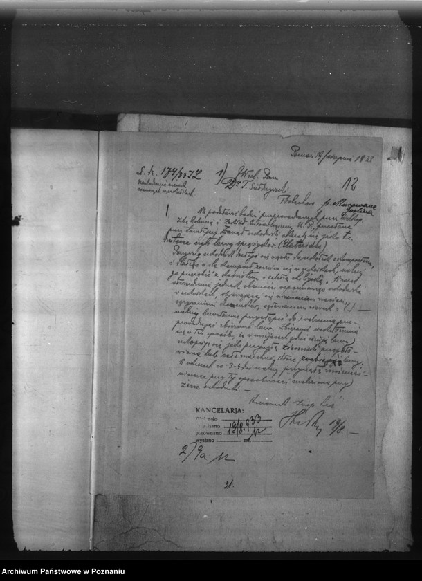 Obraz 16 z jednostki "Bolechowo powiat poznański /nadzór nad gospodarką leśną/"