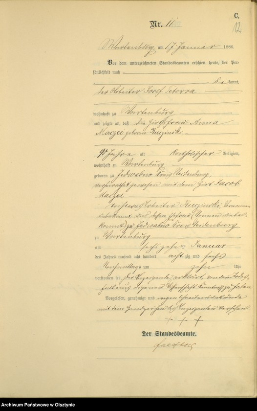 image.from.unit.number "Sterbe-Haupt-Register Nr 1 - 185"