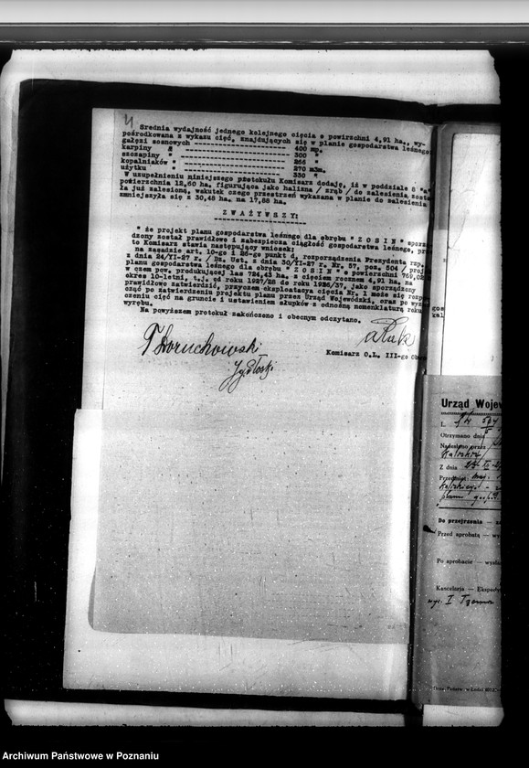 Obraz 8 z jednostki "Sprawa zmiany rodzaju użytków 0,63 ha gruntów leśnych we wsi Mycielin powiat kaliski"