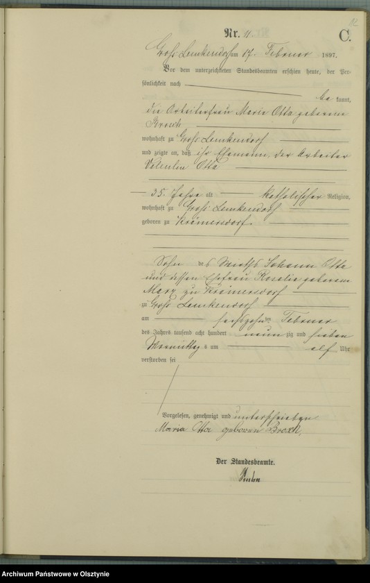 image.from.unit.number "Sterbe-Haupt-Register Nr 1 - 60 i 1 - 55"