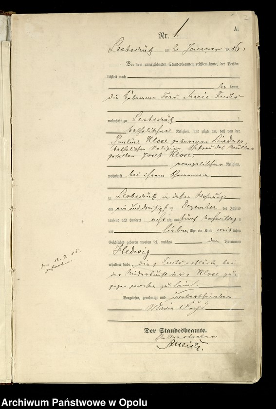 image.from.unit.number "Geburts-Register (Haupt-Register) 1886 (Głubczyce)"