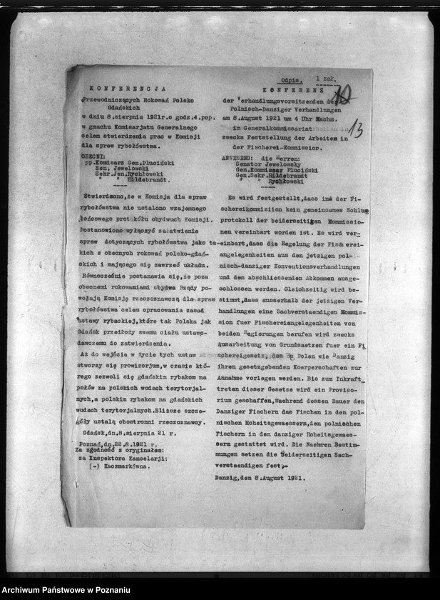 Obraz 17 z jednostki "Deleg. Departamentu Rolnictwa i D. Państw. Rybołówstwo"