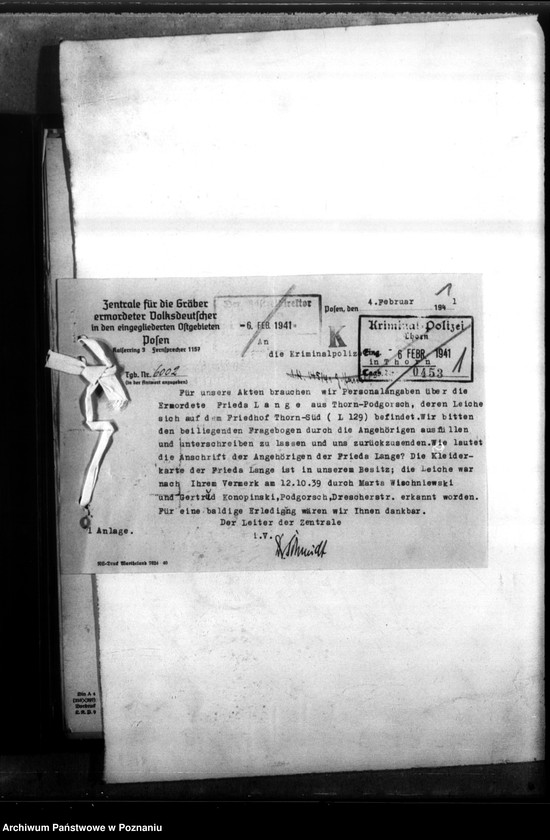 Obraz 5 z jednostki "Frieda Lange - Thorn Lüd (Toruń)"