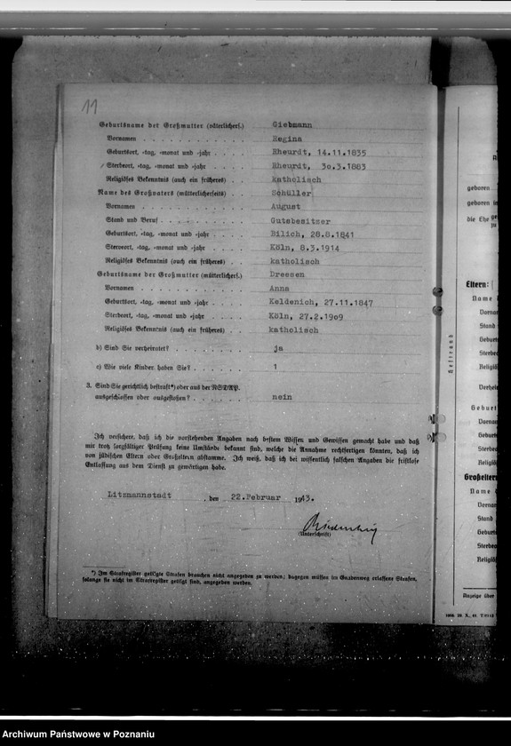 Obraz 15 z jednostki "Berufung zu Beigeordneten der Stadt Litzmannstadt (Łódź)"