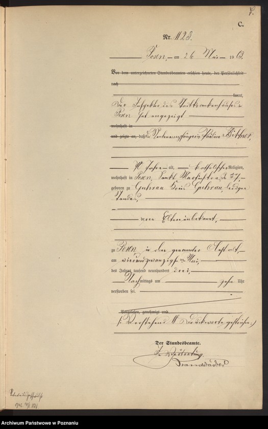 Obraz 10 z jednostki "Księga zgonów tom III"