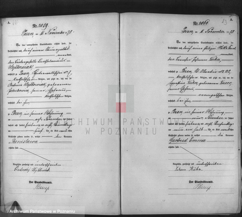 Obraz 13 z jednostki "Księga urodzeń t. IV"